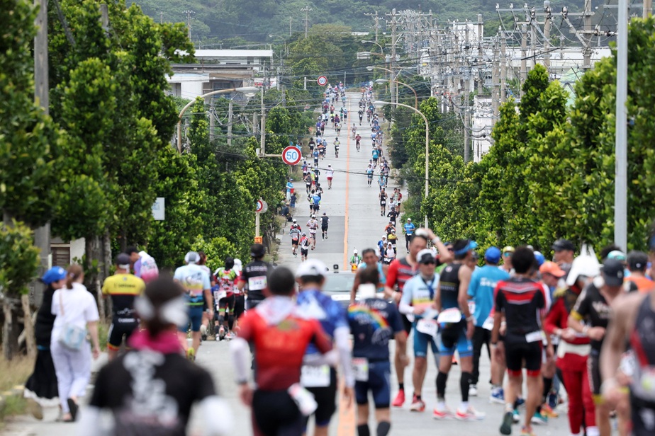 宮古島トライアスロンの「RUN」コース