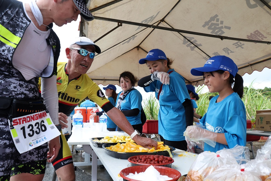 宮古島トライアスロン大会中の補給について