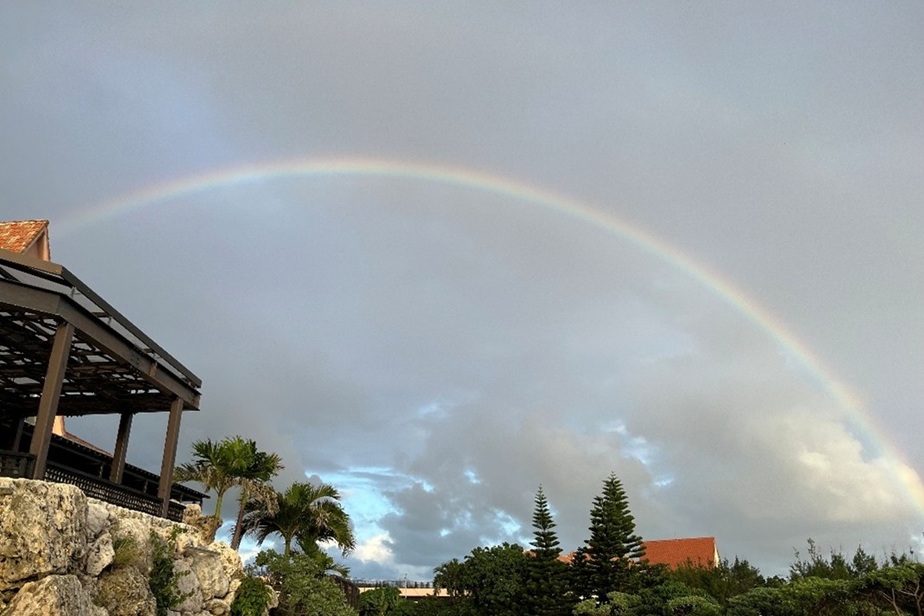 宮古島の雨あがりの風景